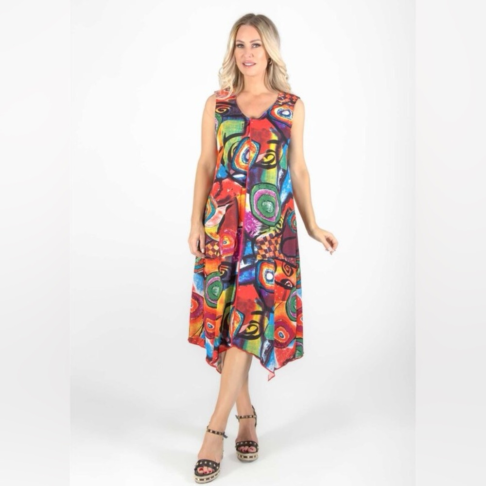PURE ESSENCE Sleeveless V-Neck Drive Size Large
